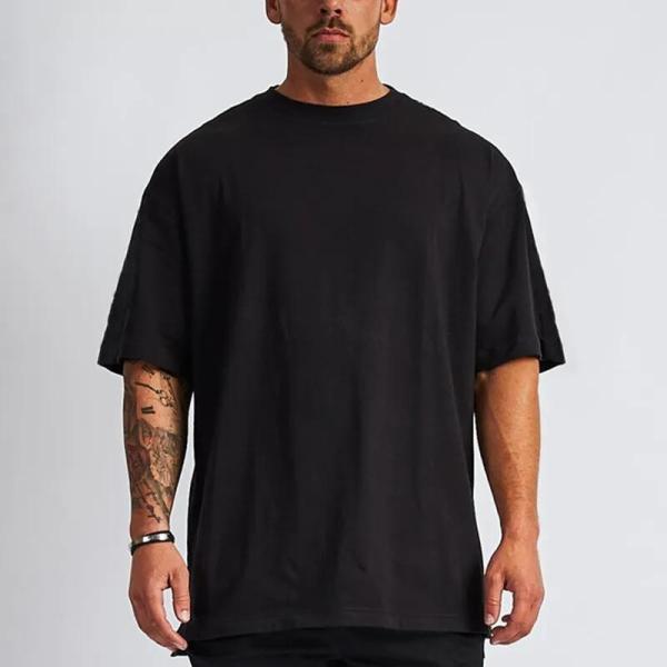 Luxury Men Cotton T Shirts Cotton Loose Fit  Blank Oversized