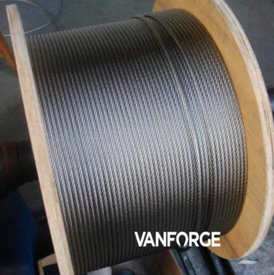 AISI 316 Marine Grade Stainless Steel Wire 7x7 Construction For Offshore Platform