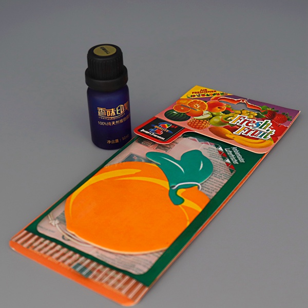 Fresh Fruit Fragrance Hanging Paper Air Freshener For Restaurant