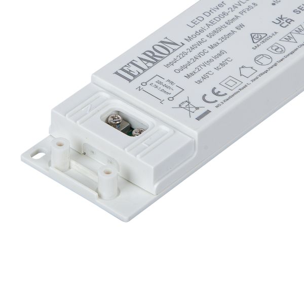 Constant Voltage Slim LED Driver With SAA Certificate 50000 Hours Lifetime 6W