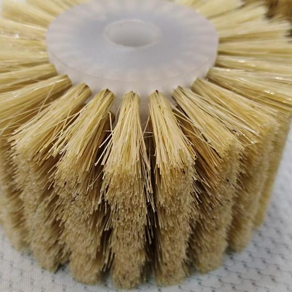 Tufted Sisal Roller Brush Tampico Brush For Polishing Wax And Cleaning Before Painting