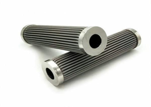 Stainless Steel Pleated Filter Mesh with SS304 SS316 Material for 1-300um Filtration Range and -196℃-400℃ Temperature Resistance