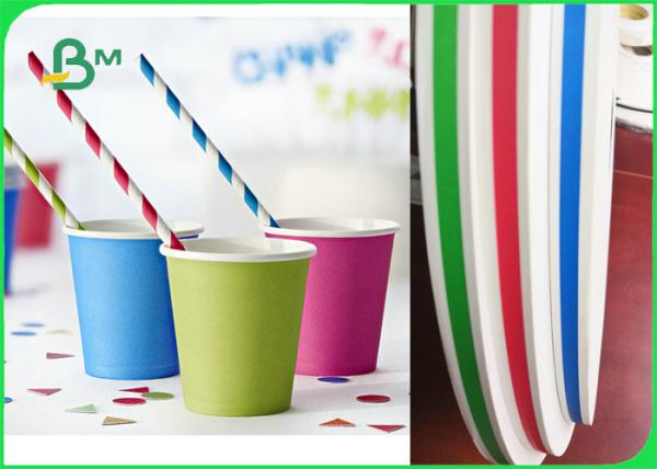 FDA aprovou o papel 15mm Slitted de 14mm para a palha bebendo 100% Compostable