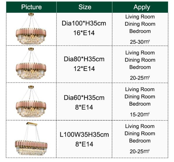 Luxury Led Crystal Chandelier For Living Dining Room Modern Home designer lamp（WH-CY-182）