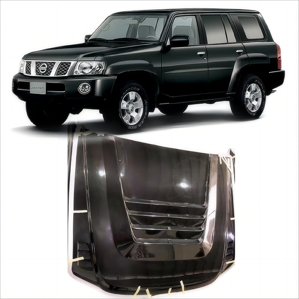 Real Carbon Fiber Cover for Nissan Patrol Y60 Y61 Y62 Customizable and Durable Design