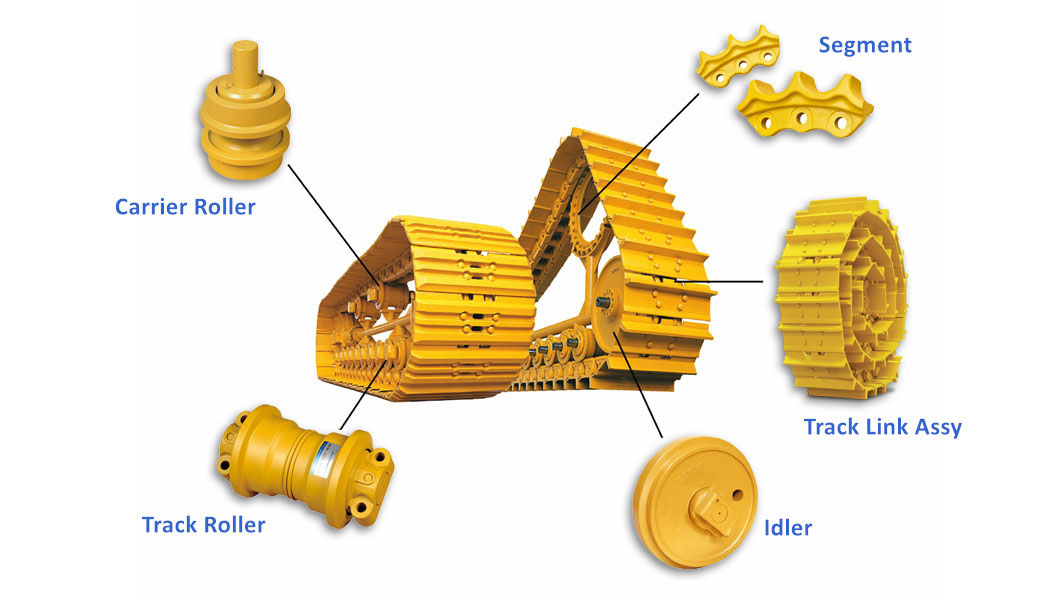 D60 D65 Bulldozer Komatsu OEM Undercarriage Spare Parts 144-32-00031 Track Chain Link Track Link Group