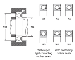 6302 open zz 2rs Deep groove ball bearing 15X42X 13 chrome steel carbon steel