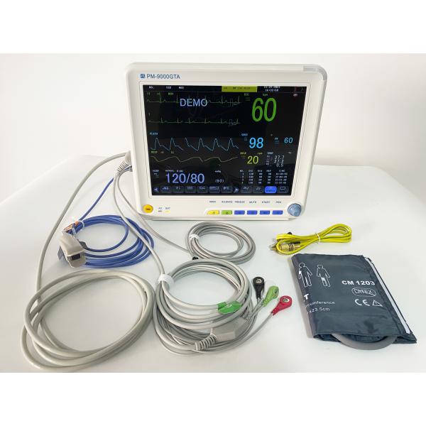 AC / DC / Battery Power Supply Multi Parameter Пациентский монитор 12.1 дюймовый Размер дисплея