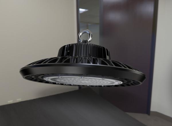 Bens altura alta da instalação de 240 medidores altos da luz 8-15 da baía do diodo emissor de luz do UFO do watt