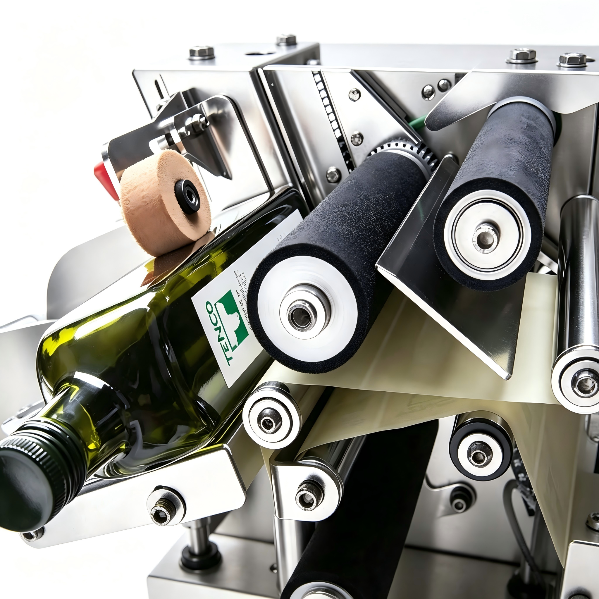 High Accuracy Automatic Flat Labeling Machine 30–100 Pcs/Min For Industrial Packaging