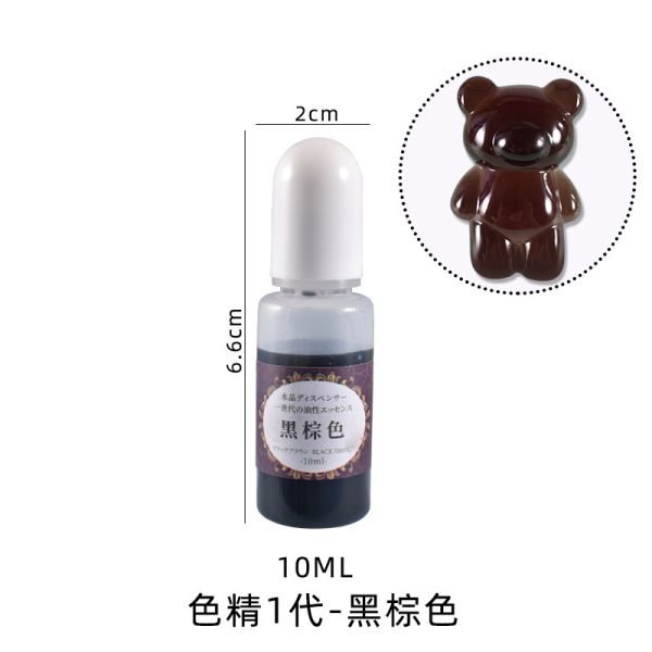 DIY crystal dropper pigment ink transparent colorant UV resin adhesive paste material