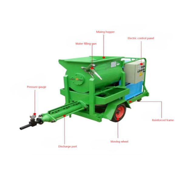 Cmsc500/1000e Jet Grouting Mixer And Agitator Microcomputer Self Level For Construction
