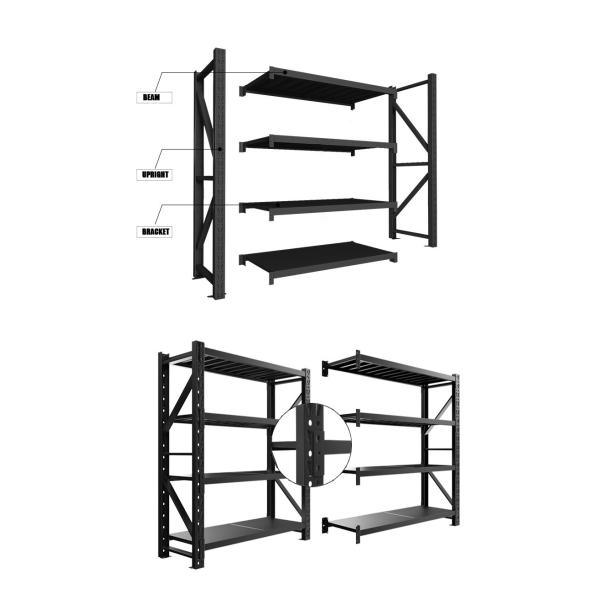 Специализированные складские полки с вместимостью 500-3000 кг на слой