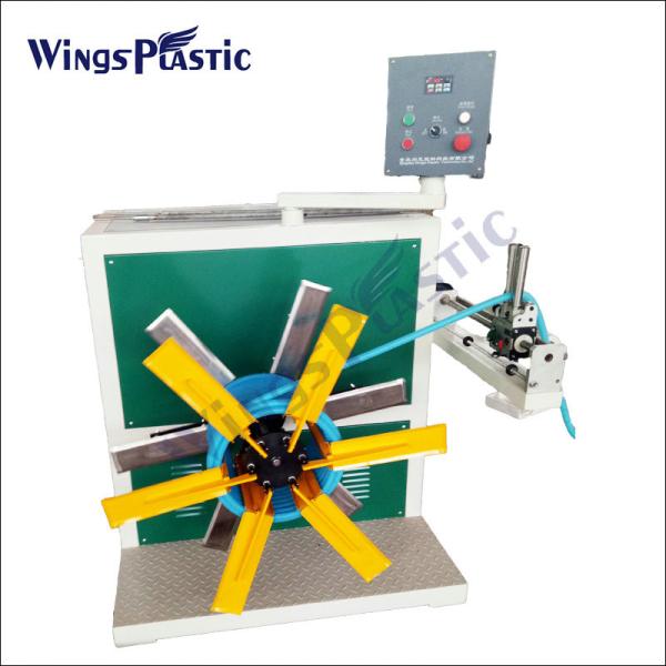 High Performance Plastic Single Wall Corrugated Pipe Machine With PLC Control System