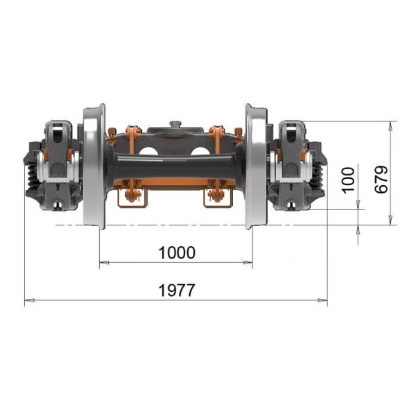 AAR Standard Casting Railroad Wagon Freight Bogie