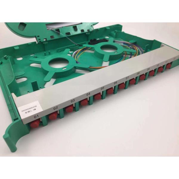 12 Colors ST Ribbon Fan Out Pigtail Optical Fiber Installed For Splice Stray