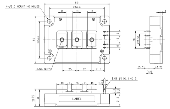 CM400C1Y-24S 203G IGBT MODULE S-SERIES AC SWITCH IGBT Модуль, предназначенный для использования в электропередачах