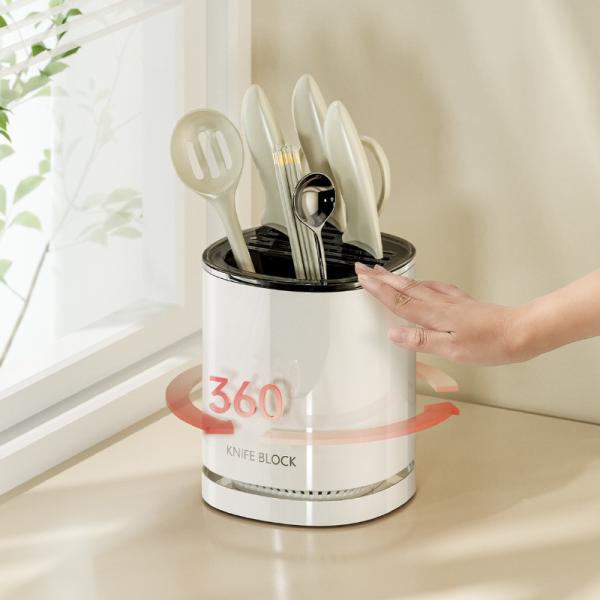 Detachable Base Large Capacity 360 Degree Rotating Kitchen Organizer Countertop Storage