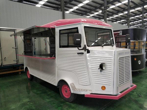Caminhão de comida Citroen Pizza de sorvete Hambúrguer Hot Dog Food Trailer Citroen Caminhão de comida móvel Trailer