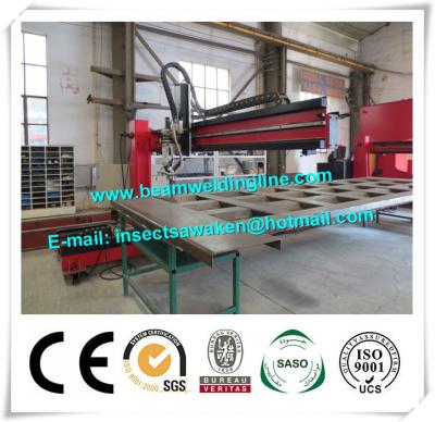 Corrugated Beam Welding Machine For Dump Truck Panel , H Beam Welding Line