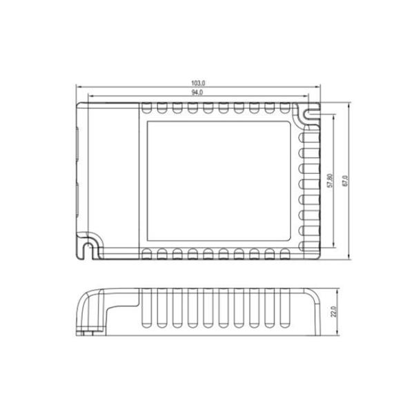 30W водитель KL30C-PDiiV СИД фликера свободный DALI2.0 Dimmable