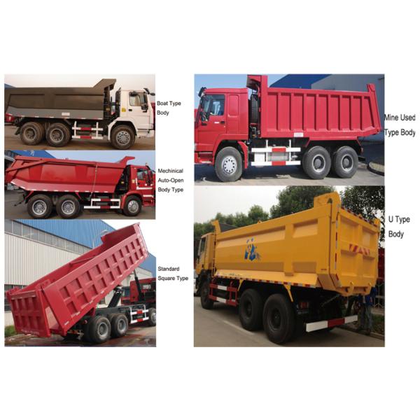 Sinotruk Howo Heavy Duty Dump Truck 6x4 For Construction Material And Mine Delivery