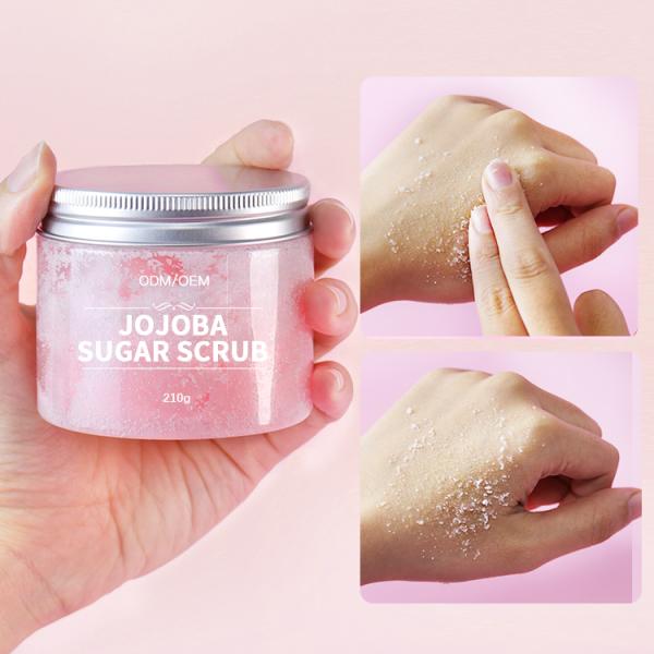Органические продукты заботы кожи OEM взбили масло жожобы забеливая лицевое тело Scrub