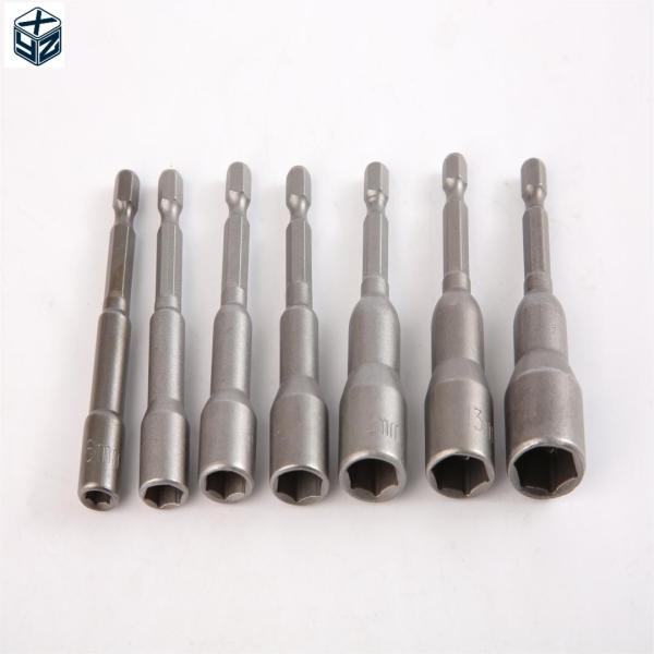 CRV Material 9mm*65mm*5PC Magnetic Nut Driver Set for 1/4in Drive