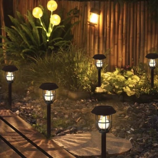 LED Solar Lawn Light With IP65 Waterproof Motion Sensor for Outdoor Garden