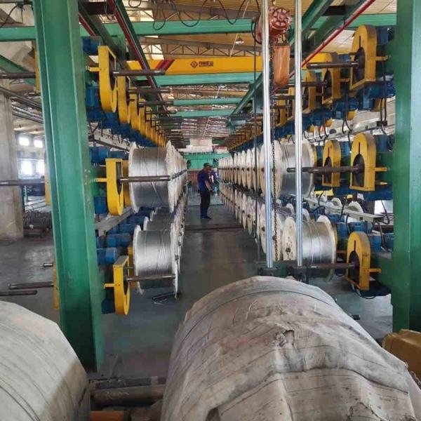 16mm 20mm galvanized 8xK26WS-KIWRC 8xK26WS-IWRC Steel Wire Rope for Railway DIN-En 12385-4 Strength 1570-1960 MPa