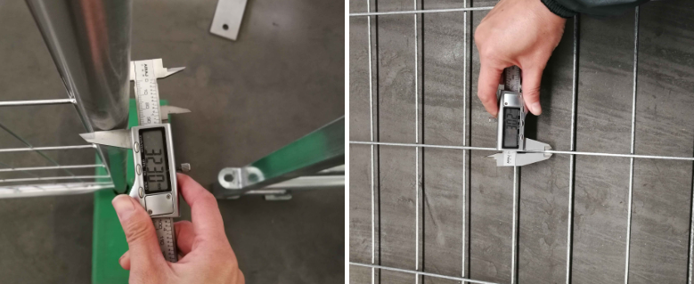 Galvanized Removable Mobile Temporary Security Fence For Construction Events 6*9ft