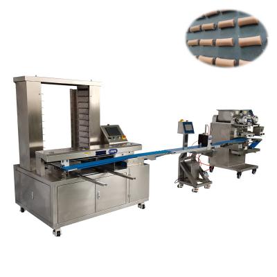 O centro habilitado do CE encheu a máquina da barra de data para a fatura dos churros