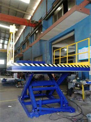 Tabela de elevador estacionária, equipamento hidráulico do elevador da doca com Toe Guard For Forklift Loading completo