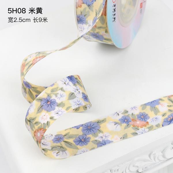 Цветочная цветочная хлопчатобумажная лента 25 мм