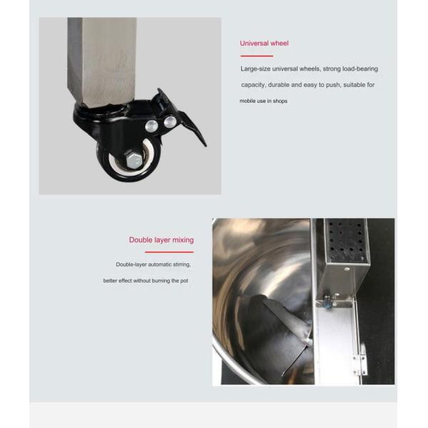 80 KG Infinitely Variable Speed Automatic Popcorn Vending Machine for Snack Food Needs