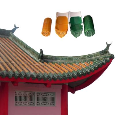 Telhas de telhado da queimadura da argila para a restauração chinesa do templo em Malásia