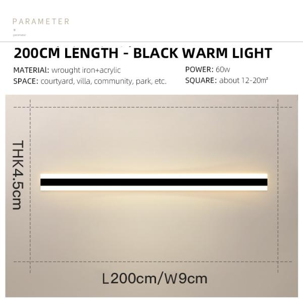 A parede impermeável exterior do diodo emissor de luz do banheiro ilumina 9w longo 11w 19w 24w AC85-265V