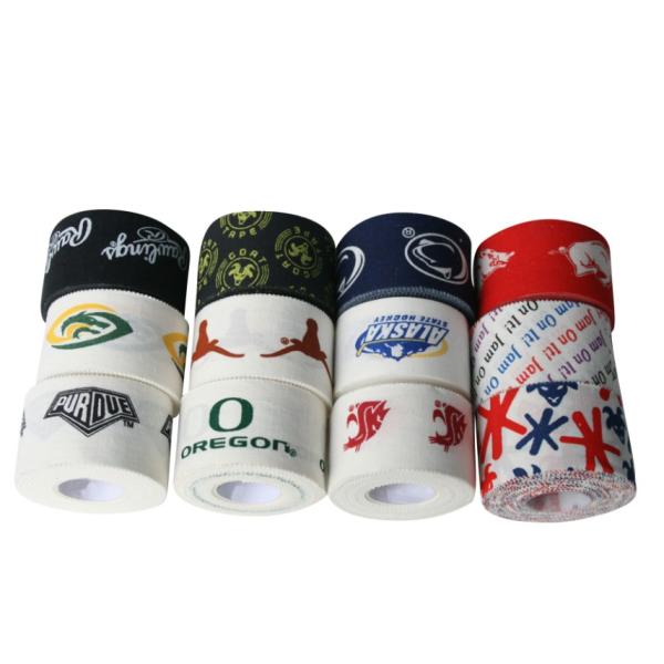 Private Logo Oem Printed Athletic Sports Tape Cotton Customized Printing