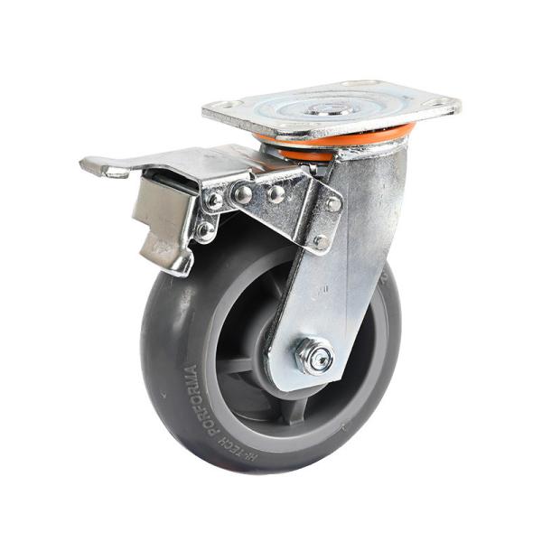 350kg Maximum Load TPR Casters for High Temperature Industrial Trolley Scaffold Wheels