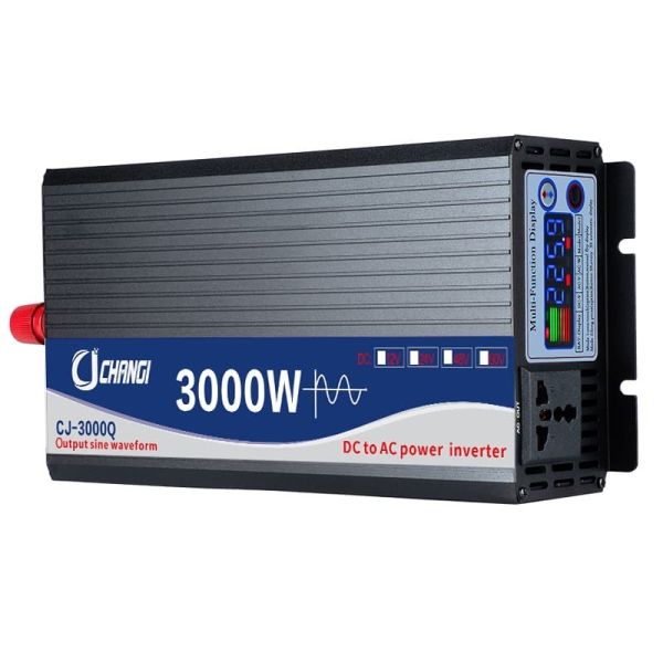 12V 24V 48V 72V DC To AC 110V 220V 3000W Pure Sine Wave Inverter