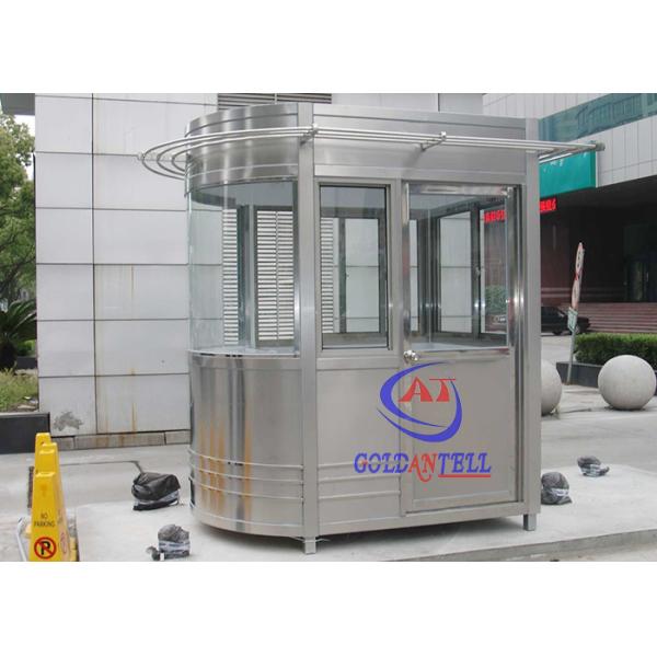 Дизайн размера будочки кабины охранника нержавеющей стали 304 изготовленный на заказ