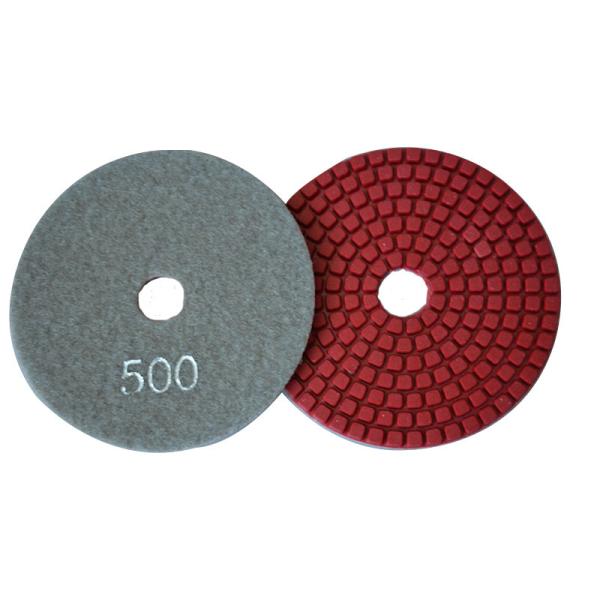 500 Grit Concrete Polishing Tools Water Abrasive Diamond Hand Polishing Pads For Stone