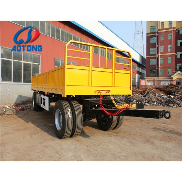 Drawbar Turntable Full Type Trailer with 50T Max Payload and Optional Logo Printing