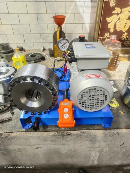 2.2 KW Motor 220V Hydraulic Hose Crimping Machine with 1 Inch Crimping Range for 6-25mm Hoses