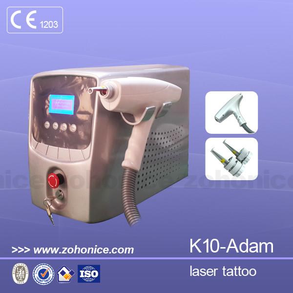 1064nm 532nm Laser Tattoo Removal Machine Portable With Detachable Handle