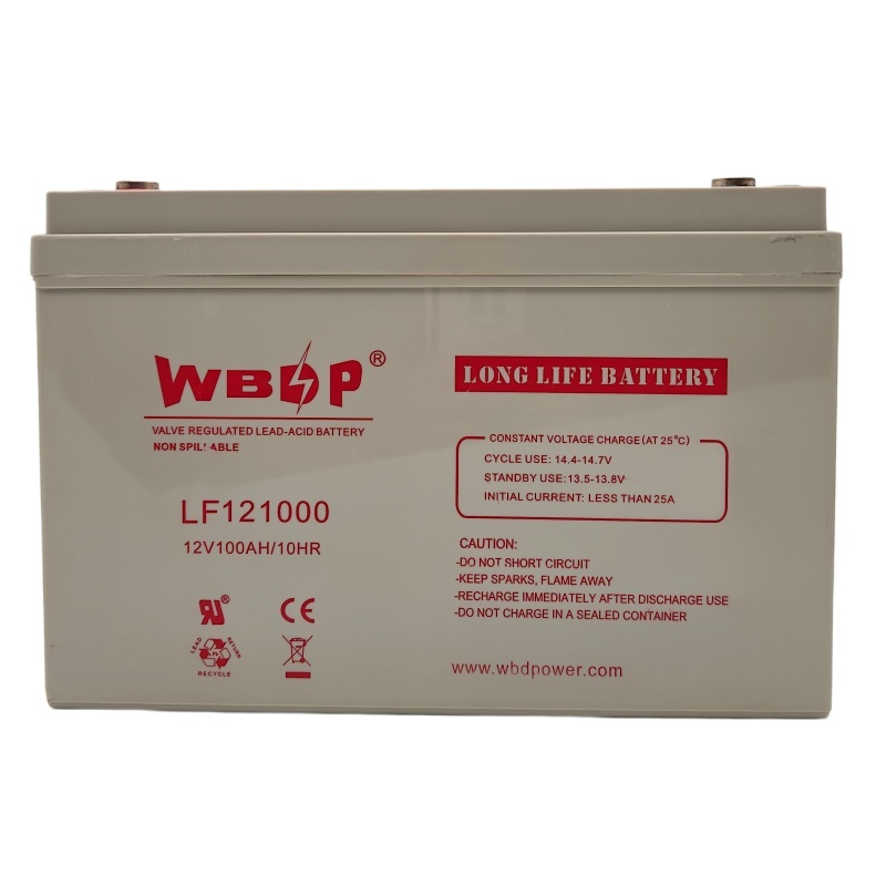 Long Life 100AH 12V AGM Battery Rechargeable AGM Gel Deep Cycle Battery