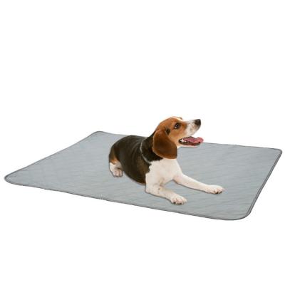 90cm 100cm 4 Layer PET Pee Pad , Water Absorbent Dog Food Mats
