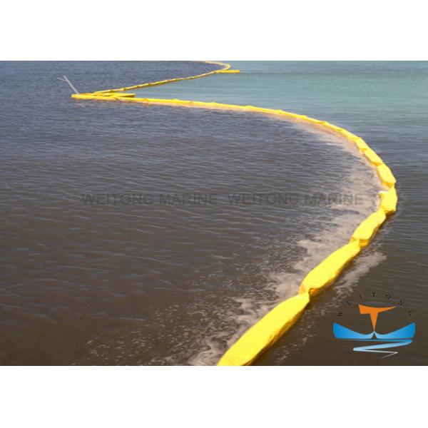 Rubber Chemical Spill Containment , Oil Spill Absorbent Booms For Pollution Control