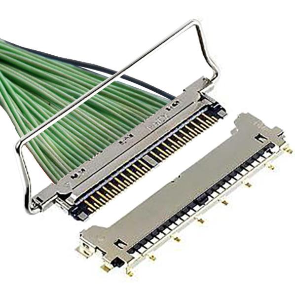 CABLINE-CX II Without Cover 40pin Lvds Cable Assembly 20978-040T-01 Horizontal mating type Micro-coaxial connector
