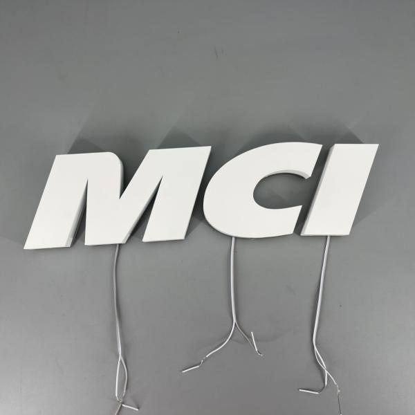 LED Channel Letter Sign Custom Mantel Letter Signage 3D LED Backlit Sign